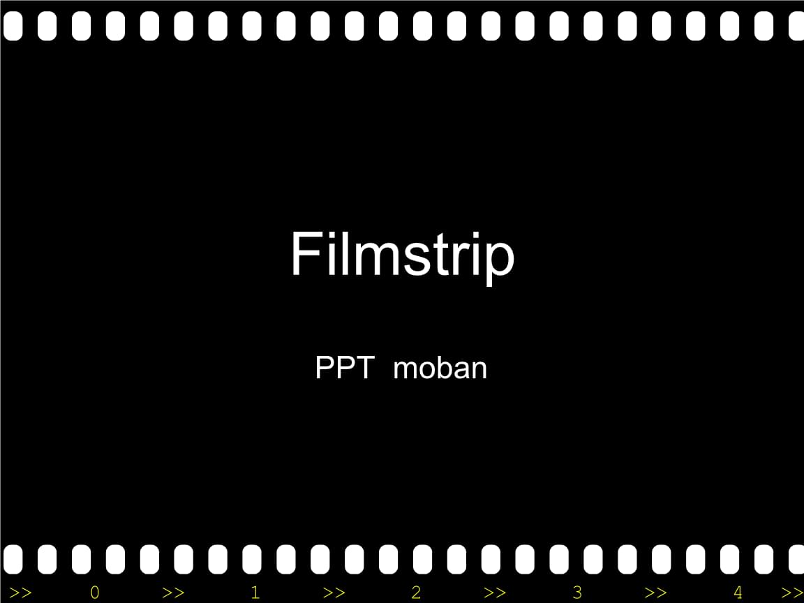 胶片PPT模板专题(图1)